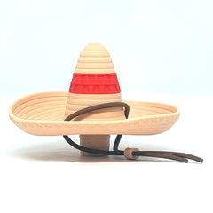 Rolha Sombrero Mexicano em Silicone Tampa de Garrafa Divertida