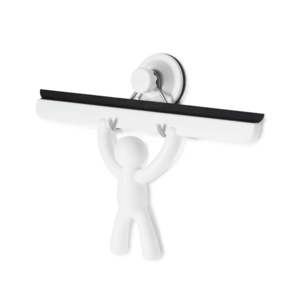 Rodo de Pia com Suporte Buddy Ventosa Branco