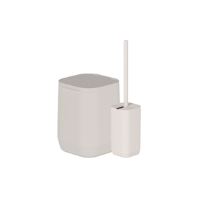 Kit de Banheiro com Lixeira de Piso/Parede Ou 2 Peças Linha Aura
