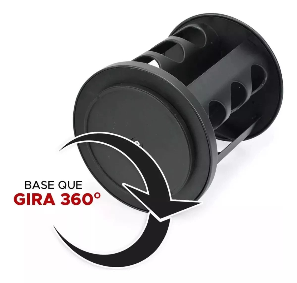 Porta Tempero Giratório Redondo 9 Potes