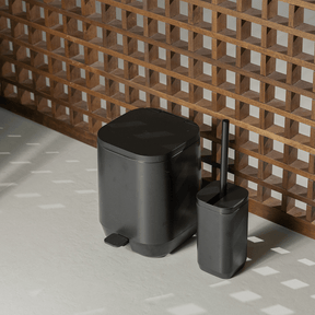 Kit de Banheiro com Lixeira de Piso/Parede Ou 2 Peças Linha Aura