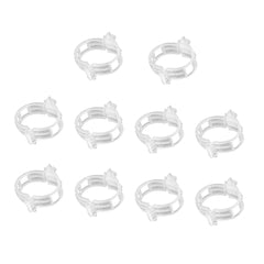 Kit 10 Abraçadeiras para Plantas Cabos Multiuso Reutilizável