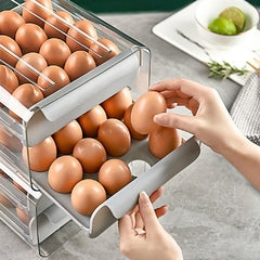 Gaveteiro Empilhável Porta Ovos Duplo 32 ovos