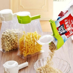 Kit 5 Fechadores de embalagens Presilha com Tampa