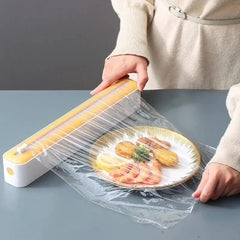 Cortador Dispenser Magnético de Plástico Filme Papel Alumínio