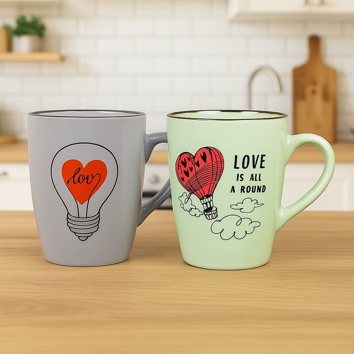 Caneca Cerâmica 300ml Diversas Estampas Hauskraft