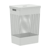 Cesto de roupas Ou 49L com tampa Linha Grid