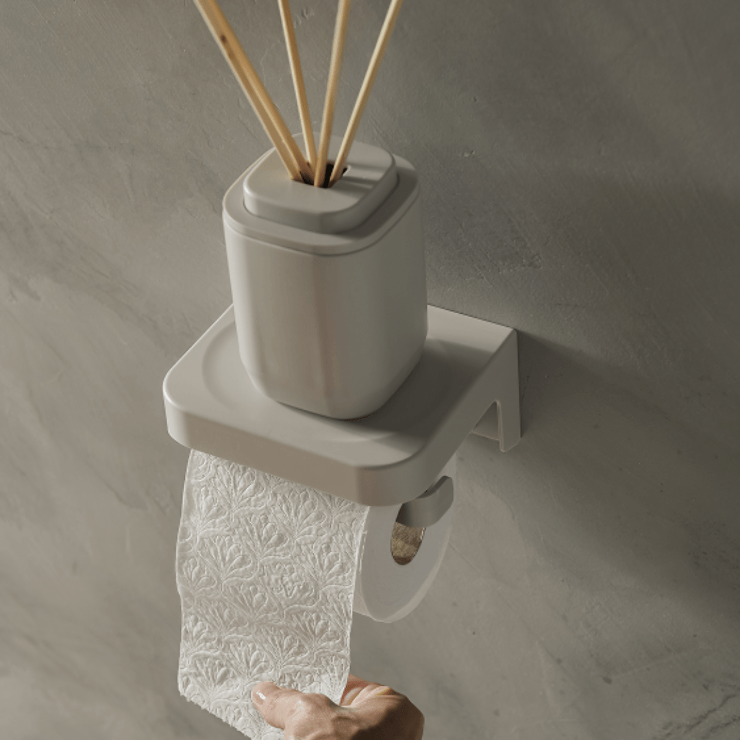 Porta papel higiênico de parede Ou Linha Eleve
