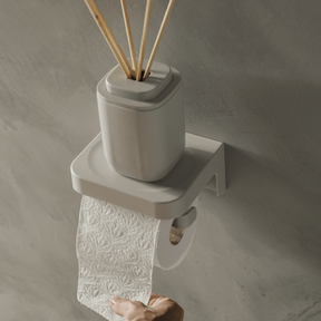 Porta papel higiênico de parede Ou Linha Eleve