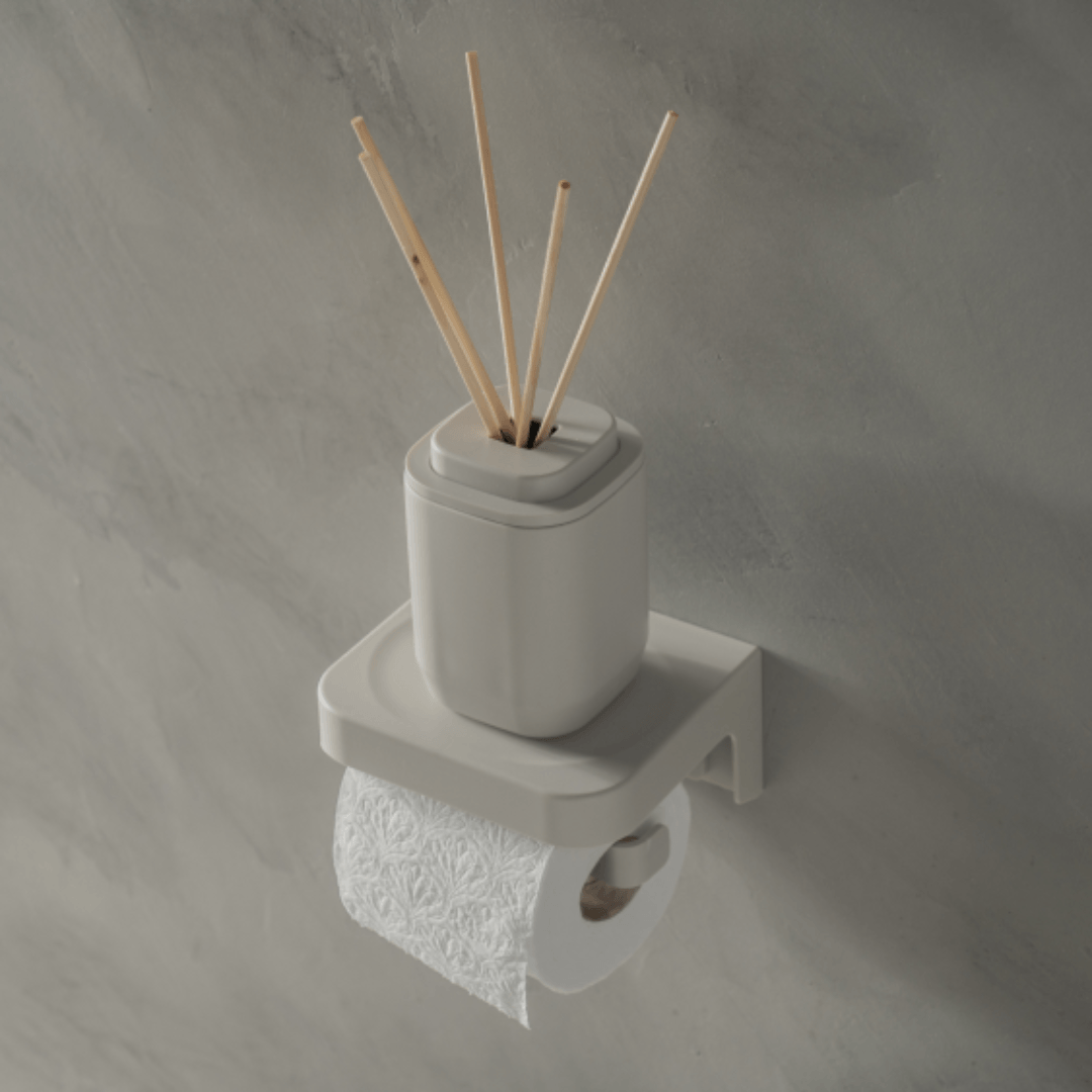 Porta papel higiênico de parede Ou Linha Eleve