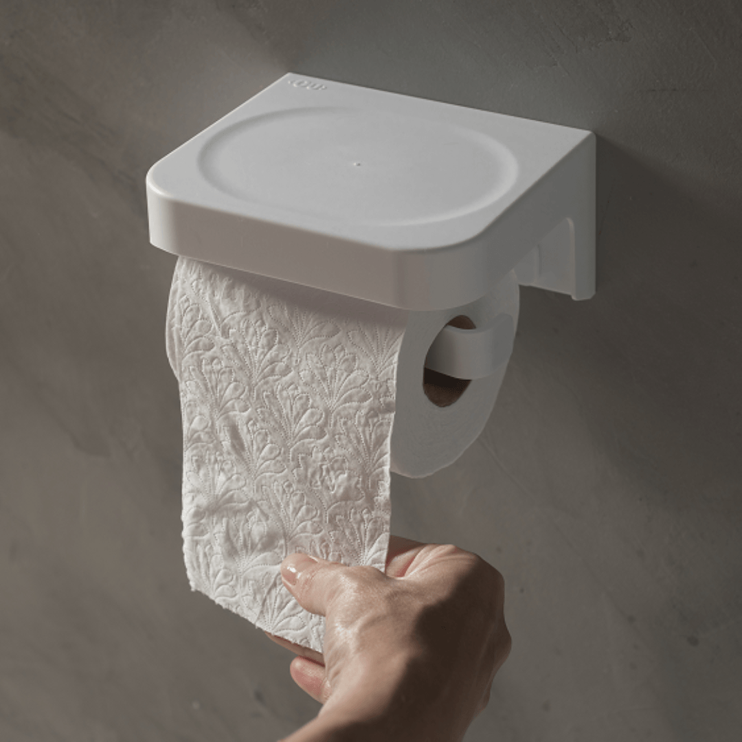 Porta papel higiênico de parede Ou Linha Eleve