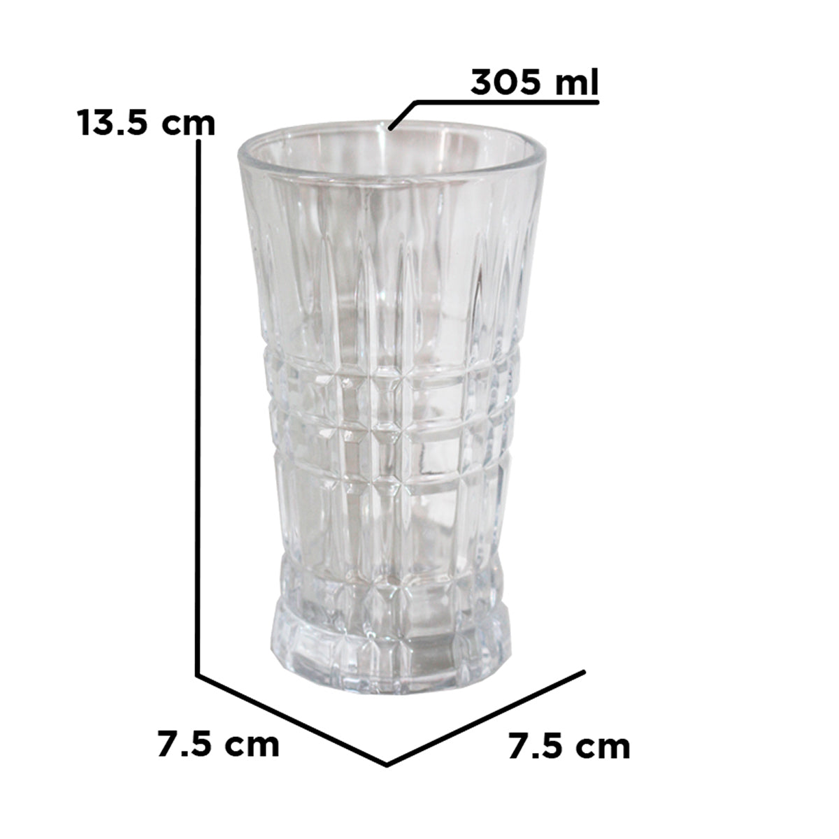 Jogo de Copos Equilíbrio 300ml 6 Peças