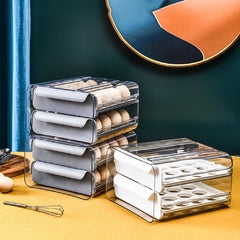 Gaveteiro Empilhável Porta Ovos Duplo 32 ovos