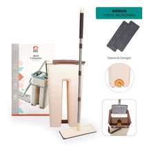 Flat Mop Vertical Lava E Seca Multiuso + 2 Refis