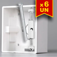 Kit 6 Reparos para Caixa de Luz Tomada Interruptor