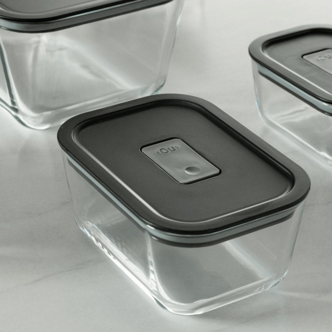 Pote de vidro hermético Ou 725ml Linha Fresh Lock