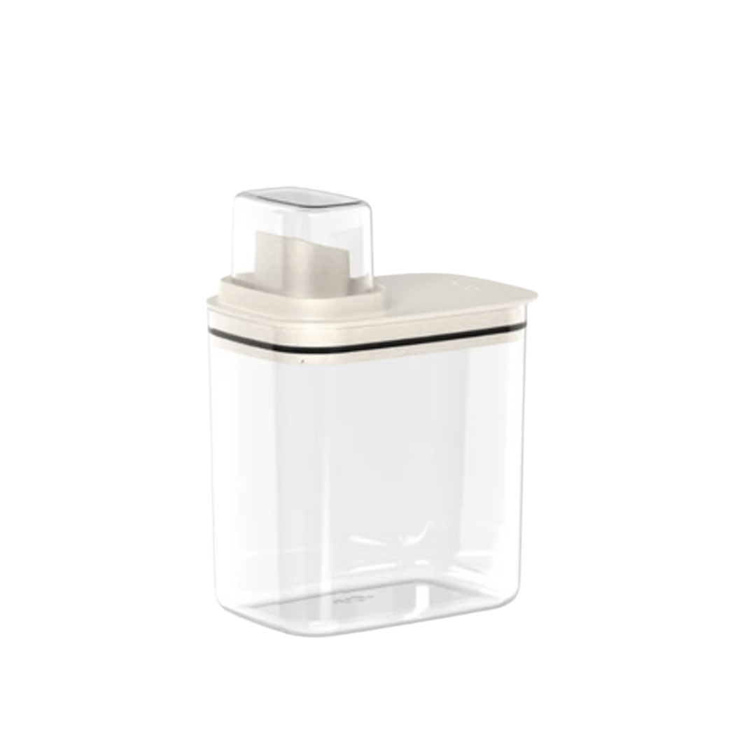 Pote Hermético Dispenser Flow Bege 1,5 Litros