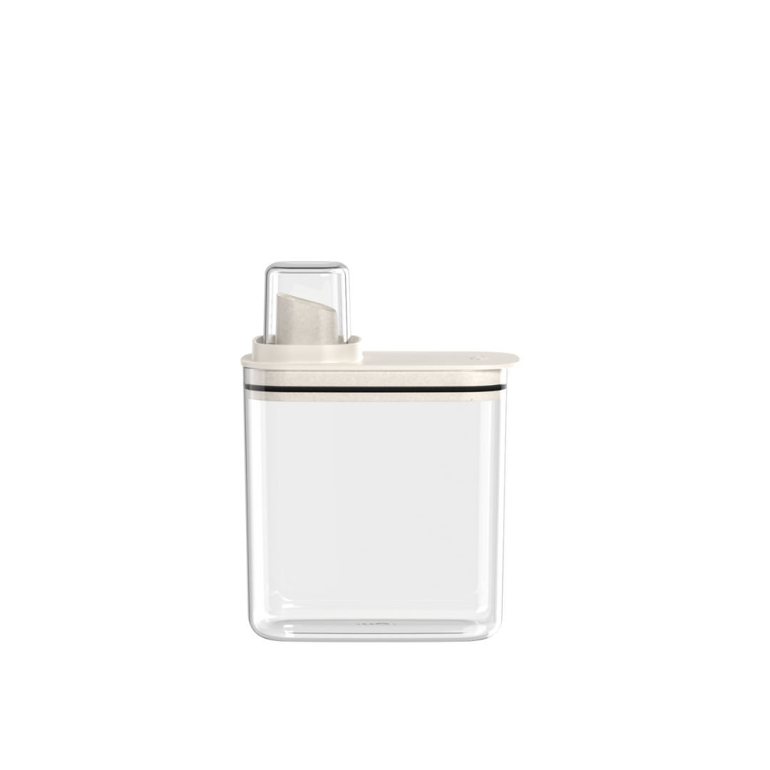 Pote Hermético Dispenser Flow Bege 1,5 Litros