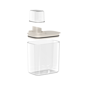 Pote Hermético Dispenser Flow Bege 1,5 Litros