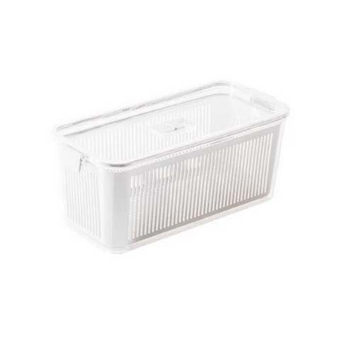 Pote Hermético Slim Multiuso Branco 4,2 Litros
