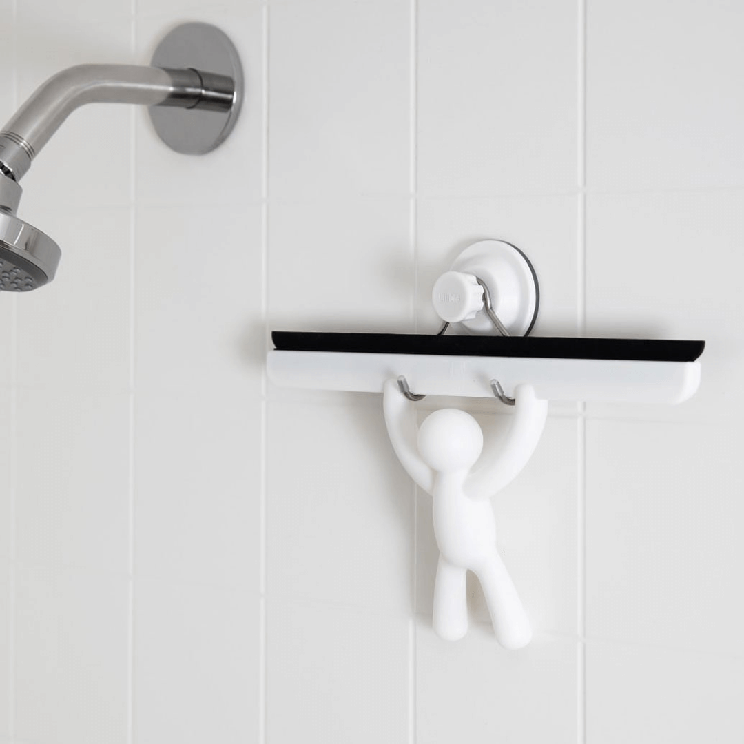 Rodo de Pia com Suporte Buddy Ventosa Branco