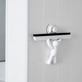 Rodo de Pia com Suporte Buddy Ventosa Branco