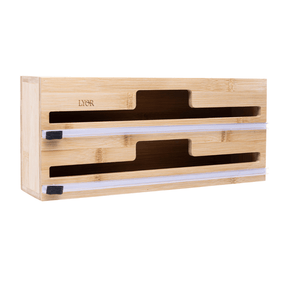 Suporte para Rolos de Papel Aluminio em Bambu